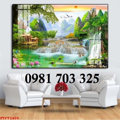 Gạch men 3D ,tranh gạch phong cảnh