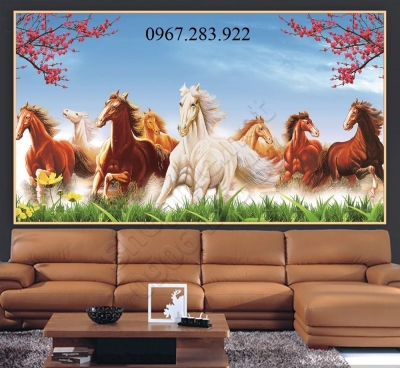 Tranh 3D- Tranh mã đáo thành công