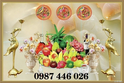 Gạch tranh hoa phòng thờ HP4272