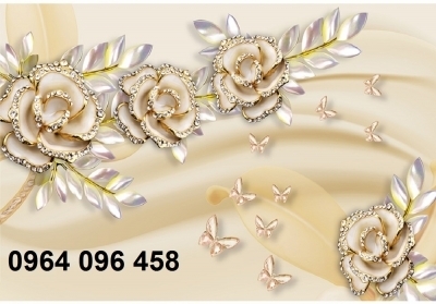 Tranh gạch 3d trang trí phòng khách - SJKM8