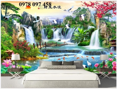 Tranh gạch phòng khách