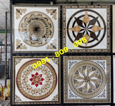 Thảm gạch trang trí cầu thang 80x80cm