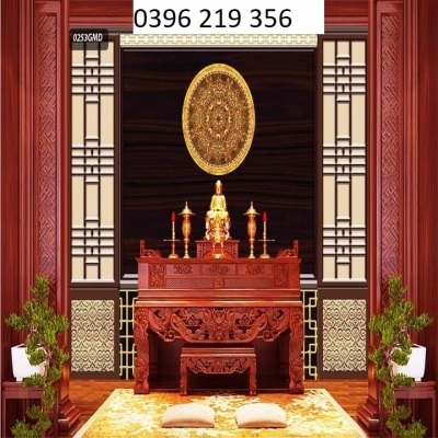 Tranh phong thủy ốp lát 3d - Tranh Phòng Thờ