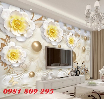 Gạch trang trí hoa ngọc