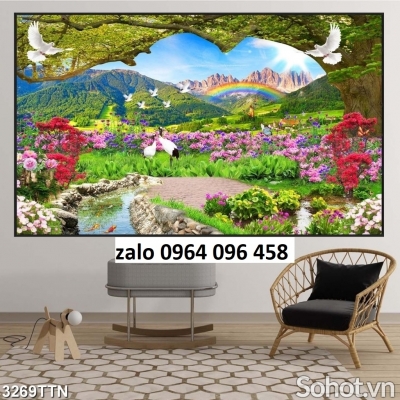 Tranh gạch 3d - gạch tranh 3d - CXZ52