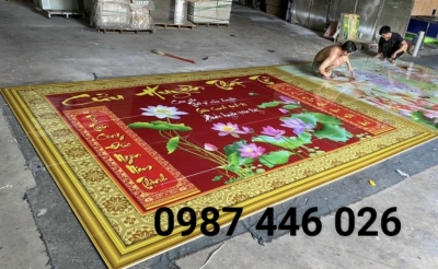 Gạch tranh phòng thờ đẹp