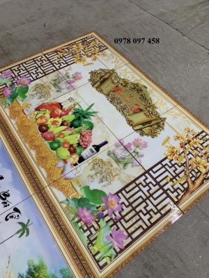 Tranh phòng thờ- tranh gạch men