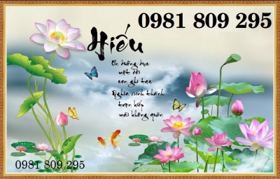 Tranh hoa sen , gạch ốp hoa sen