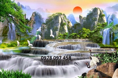 Tranh phong cảnh- tranh gạch