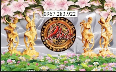 Tranh 3D- Tranh gạch Phúc Lộc Thọ