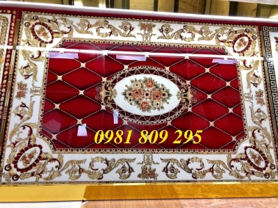 Gạch thảm hình bông cánh sen 1m6x2m4