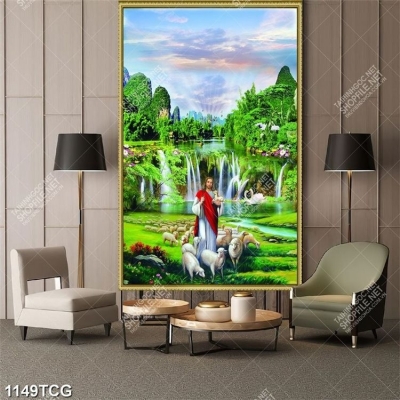 Gạch tranh công giáo 3d