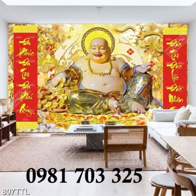Tranh gạch 3d tài lộc
