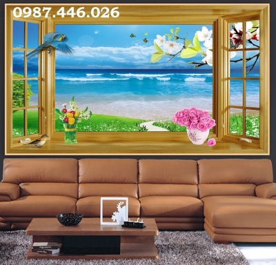 Gạch 3d tranh trang trí ốp tường