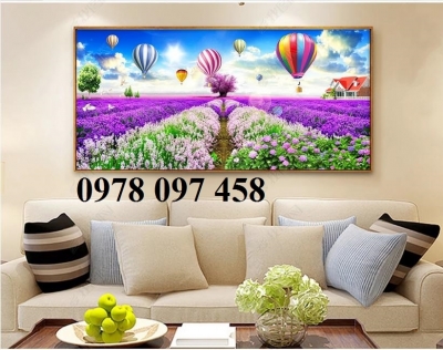 Gạch tranh vườn hoa