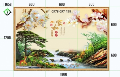 Tranh phong cảnh - tranh gạch