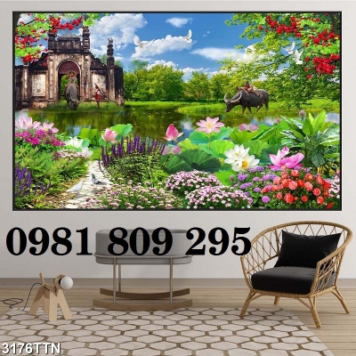 gạch tranh phong cảnh