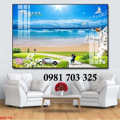 Tranh gạch phong cảnh biển