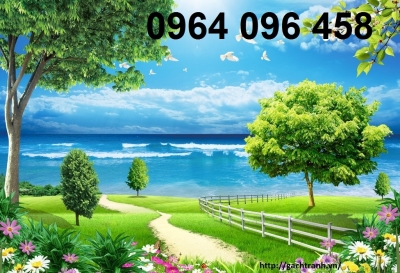 Tranh gạch 3d ốp tường người trời - SBBB6
