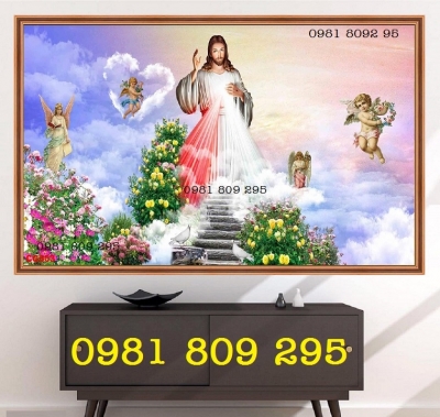 Tranh 3D công giáo, gạch tranh 3D trang trí  DP322