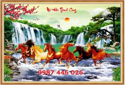 Gạch 3d, tranh mã đáo thành công