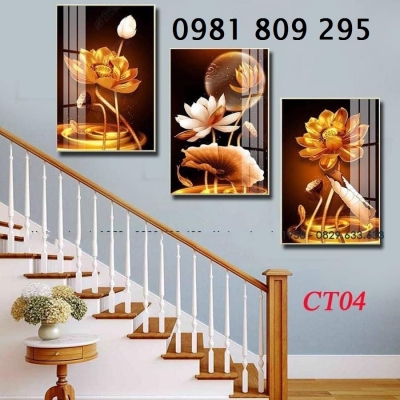Tranh gạch ốp cầu thang đẹp HN999