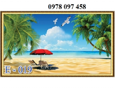 Tranh gạch - tranh thuyền buồm