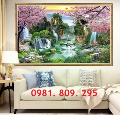 Tranh gạch 3d cảnh thiên nhiên - tranh gạch 3d