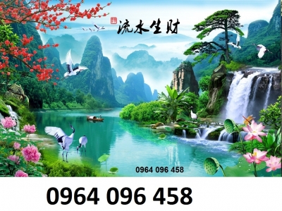 Tranh gạch 3d tùng hạc - Q95