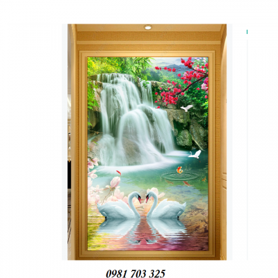 Tranh gạch men khổ đứng