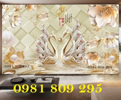 Tranh gạch men ốp phòng khách