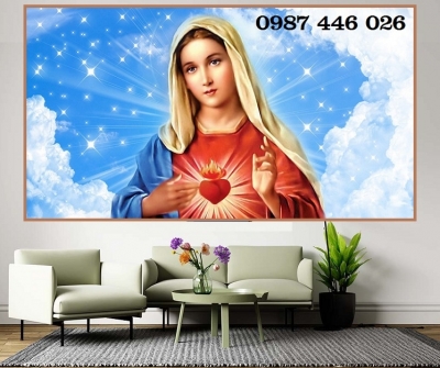 Tranh gạch men thiên chúa HP08332