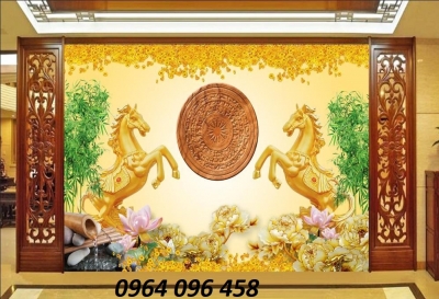 Tranh gạch 3d mã đáo thành công - KCD22