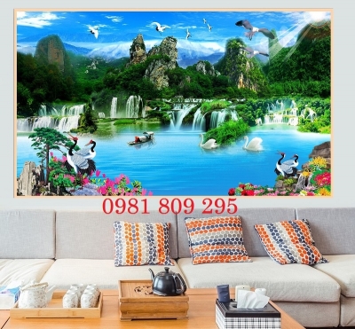 Tranh gạch trang trí - tranh phong cảnh