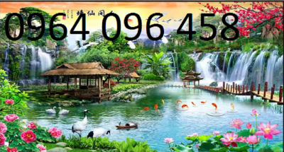 Gạch tranh ốp tường rào 3d - DKKM84