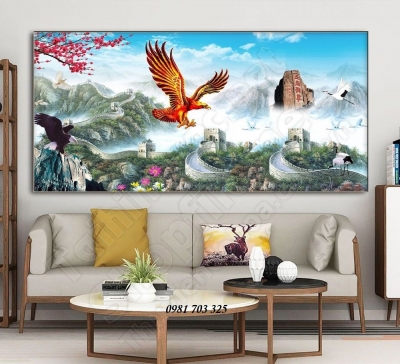 Tranh gạch men phong thủy