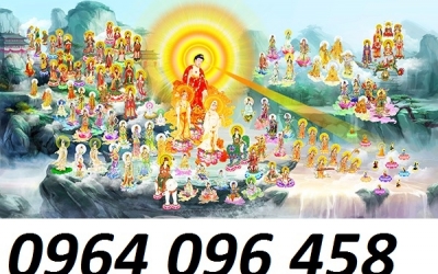 Tranh phật 3d - tranh gạch 3d phật - CXX43