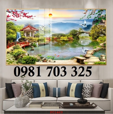 Tranh phong cảnh đẹp trang trí 3D