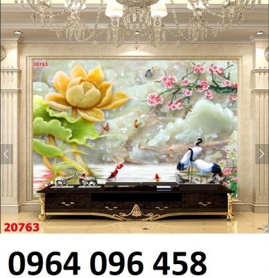 Gạch tranh 3d phòng khách đẹp - 7322SX