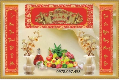 Tranh ốp phòng thờ