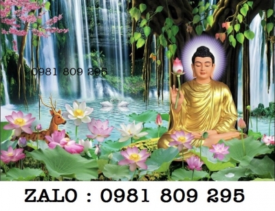 Tranh phật đẹp - gạch tranh 3d ban thờ