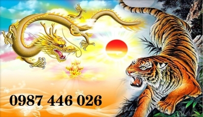 Gạch tranh rồng phượng vàng HP8733