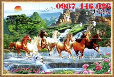Gạch tranh mã đáo thành công HP772