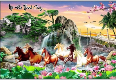 Tranh gạch bát mã