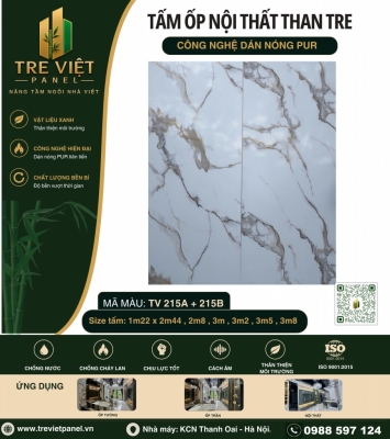 Nhà máy tấm than tre ốp tường