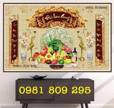 Gạch tranh ban thờ ốp tường H0896