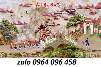 Tranh gạch 3d vinh quy bái tổ 3d - 755CV