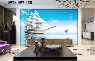 Gạch 3D - thuận buồm xuôi gió