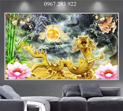 Gạch tranh tường trang trí 3d cao cấp