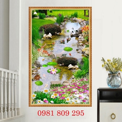 Gạch tranh phong cảnh đẹp